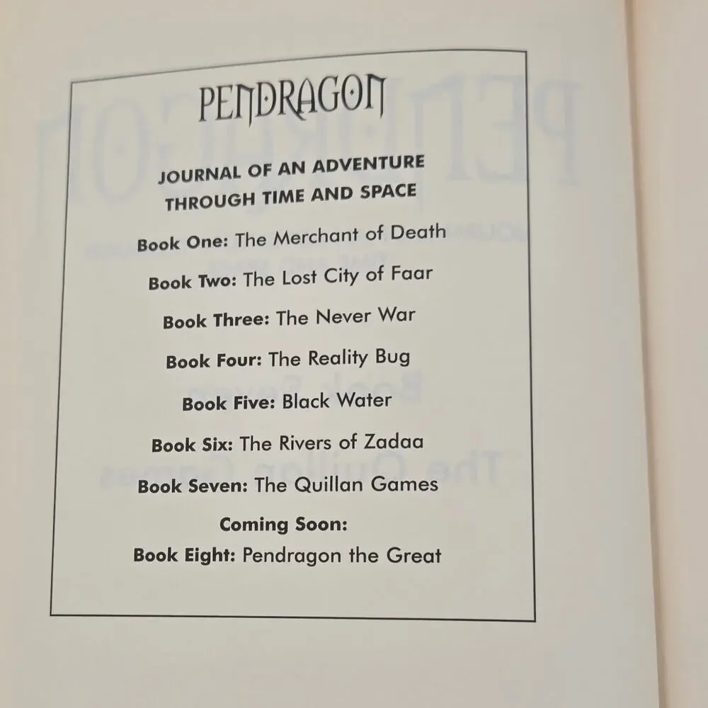 Pendragon Book 7: The Quillan Games by D.J. MacHale (Hardcover)